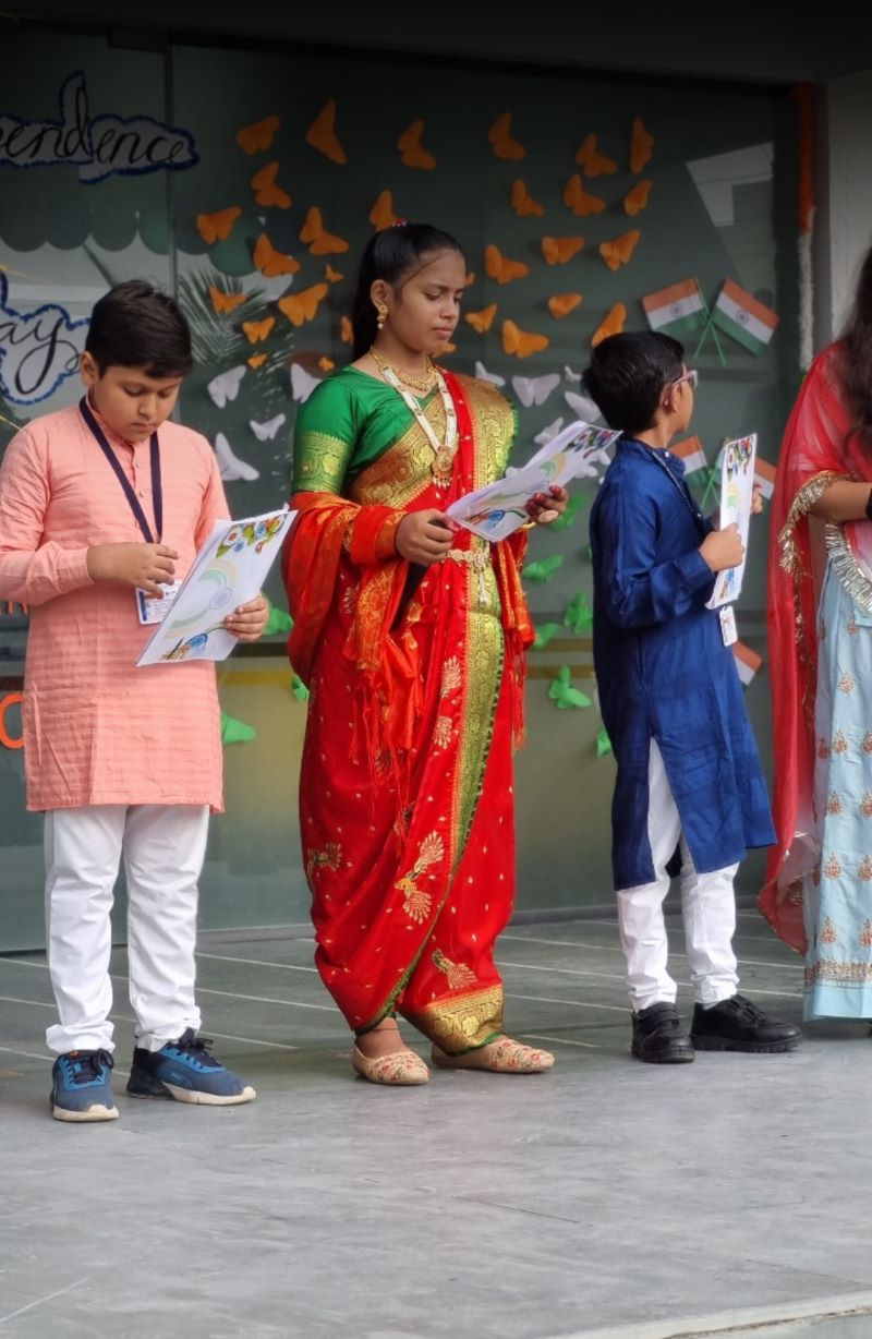 Drama and theatre activity at Alpha International School Ahmedabad – performing arts and creativity development